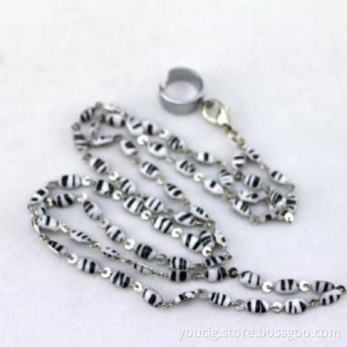 2013 E-Cigarette Leather necklace Lanyards fit for ego kit good qualit